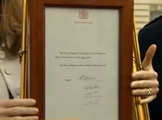 Royal Baby Easel Announcement Royal Baby Easel Announcement
